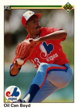 #749 Oil Can Boyd - Montreal Expos - 1990 Upper Deck Baseball