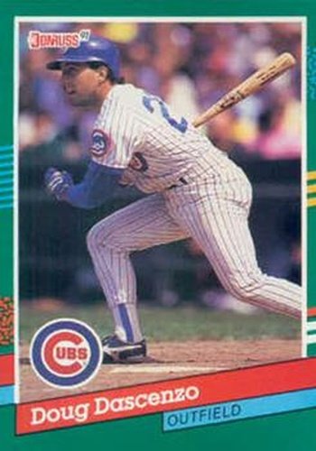 #749 Doug Dascenzo - Chicago Cubs - 1991 Donruss Baseball