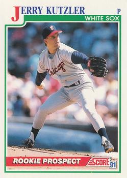#749 Jerry Kutzler - Chicago White Sox - 1991 Score Baseball
