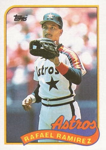 #749 Rafael Ramirez - Houston Astros - 1989 Topps Baseball