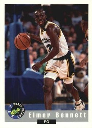 #74 Elmer Bennett - Notre Dame Fighting Irish - 1992 Classic Draft Basketball