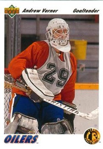 #74 Andrew Verner - Edmonton Oilers - 1991-92 Upper Deck Hockey