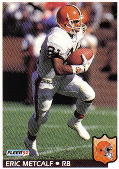 #74 Eric Metcalf - Cleveland Browns - 1992 Fleer Football