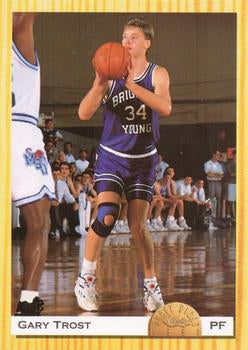 #74 Gary Trost - BYU Cougars - 1993 Classic Draft Picks Basketball