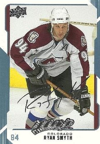 #74 Ryan Smyth - Colorado Avalanche - 2008-09 Upper Deck MVP Hockey
