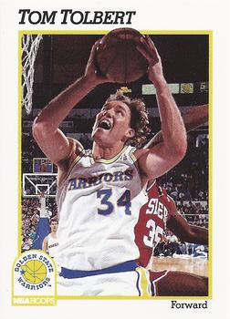 #74 Tom Tolbert - Golden State Warriors - 1991-92 Hoops Basketball
