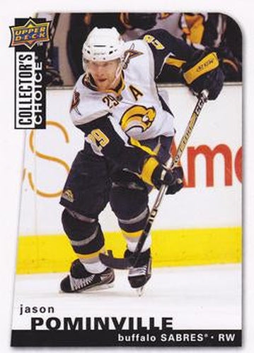 #74 Jason Pominville - Buffalo Sabres - 2008-09 Collector's Choice Hockey