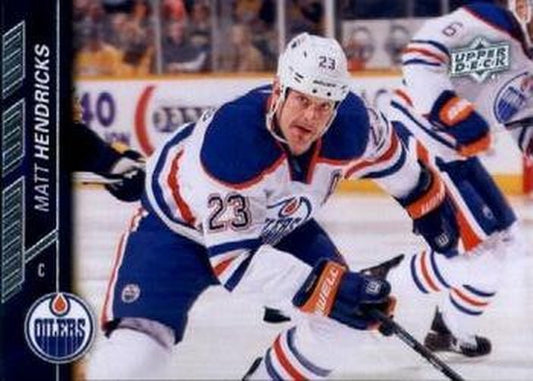 #74 Matt Hendricks - Edmonton Oilers - 2015-16 Upper Deck Hockey