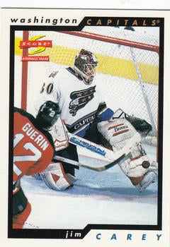 #74 Jim Carey - Washington Capitals - 1996-97 Score Hockey