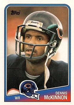 #74 Dennis McKinnon - Chicago Bears - 1988 Topps Football