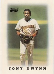 #74 Tony Gwynn - San Diego Padres - 1988 Topps Major League Leaders Minis Baseball