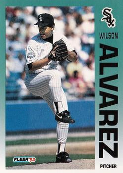 #74 Wilson Alvarez - Chicago White Sox - 1992 Fleer Baseball