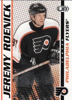 #74 Jeremy Roenick - Philadelphia Flyers - 2003-04 Pacific Heads Up Hockey