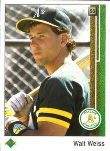 #374 Walt Weiss - Oakland Athletics - 1989 Upper Deck Baseball