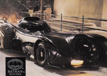 #74 As the Batmobile blasts into town, some of th - 1992 Stadium Club Batman Returns