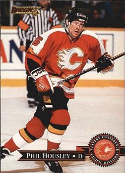 #74 Phil Housley - Calgary Flames - 1995-96 Donruss Hockey