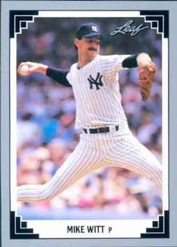 #74 Mike Witt - New York Yankees - 1991 Leaf Baseball