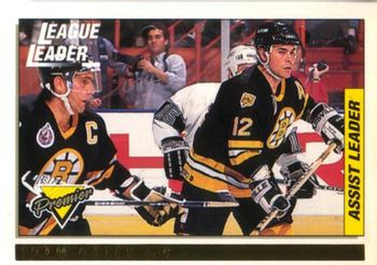 #74 Adam Oates - Boston Bruins - 1993-94 O-Pee-Chee Premier Hockey - Gold