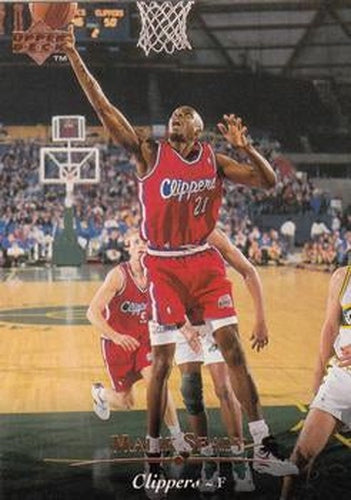 #74 Malik Sealy - Los Angeles Clippers - 1995-96 Upper Deck Basketball