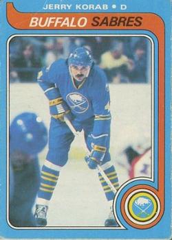 #74 Jerry Korab - Buffalo Sabres - 1979-80 O-Pee-Chee Hockey
