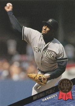 #74 Melido Perez - New York Yankees - 1993 Leaf Baseball