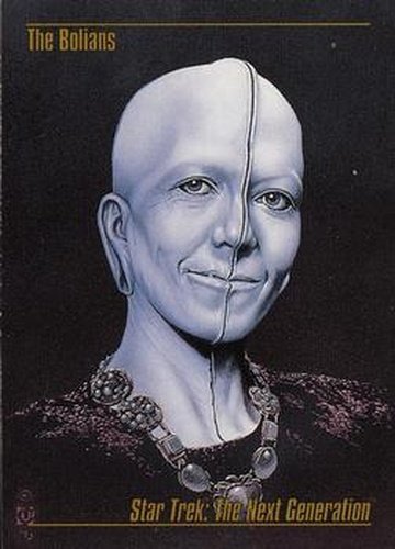 #74 The Bolians - 1993 SkyBox Star Trek Master Series