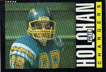 #374 Pete Holohan - San Diego Chargers - 1985 Topps Football