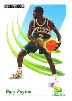 #274 Gary Payton - Seattle SuperSonics - 1991-92 SkyBox Basketball