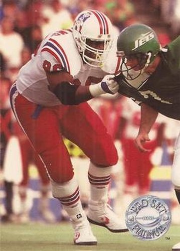 #74 Brent Williams - New England Patriots - 1991 Pro Set Platinum Football
