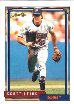 #74 Scott Leius - Minnesota Twins - 1992 O-Pee-Chee Baseball