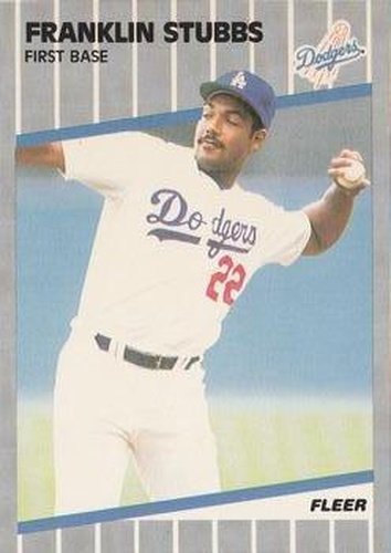 #74 Franklin Stubbs - Los Angeles Dodgers - 1989 Fleer Baseball