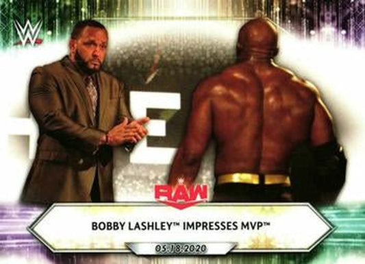 #74 Bobby Lashley Impresses MVP - 2021 Topps WWE Wrestling