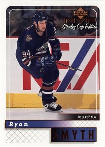 #74 Ryan Smyth - Edmonton Oilers - 1999-00 Upper Deck MVP Stanley Cup Edition Hockey