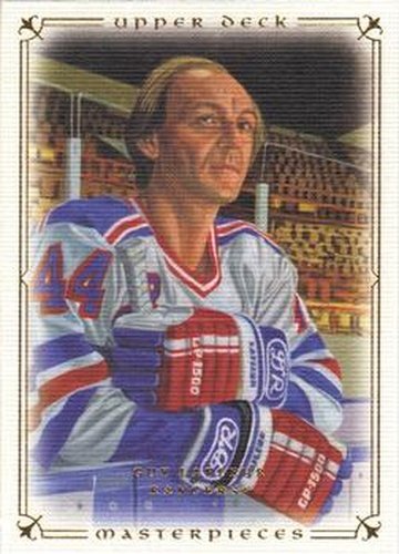 #74 Guy Lafleur - New York Rangers - 2008-09 Upper Deck Masterpieces Hockey