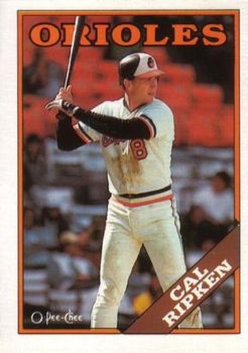 #74 Cal Ripken - Baltimore Orioles - 1988 O-Pee-Chee Baseball