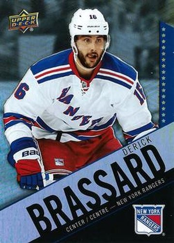 #74 Derick Brassard - New York Rangers - 2015-16 Upper Deck Tim Hortons Hockey
