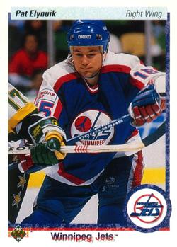 #74 Pat Elynuik - Winnipeg Jets - 1990-91 Upper Deck Hockey