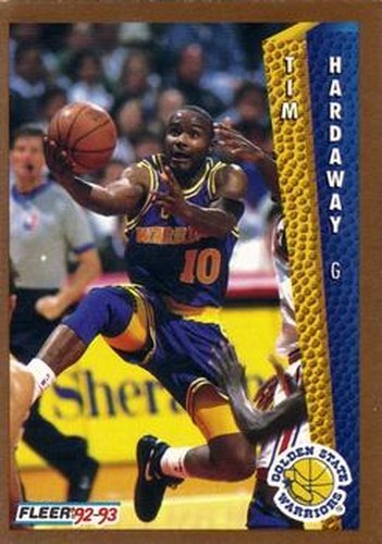 #74 Tim Hardaway - Golden State Warriors - 1992-93 Fleer Basketball