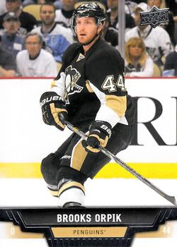 #74 Brooks Orpik - Pittsburgh Penguins - 2013-14 Upper Deck Hockey