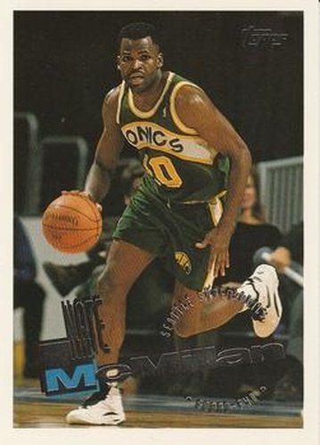 #74 Nate McMillan - Seattle SuperSonics - 1995-96 Topps Basketball