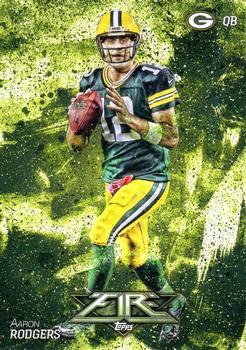 #74 Aaron Rodgers - Green Bay Packers - 2014 Topps Fire Football