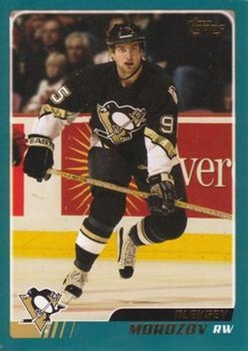 #74 Aleksey Morozov - Pittsburgh Penguins - 2003-04 Topps Hockey