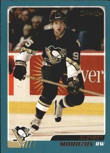 #74 Aleksey Morozov - Pittsburgh Penguins - 2003-04 O-Pee-Chee Hockey