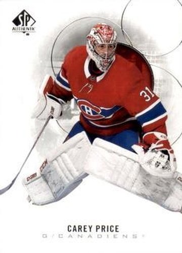#74 Carey Price - Montreal Canadiens - 2020-21 SP Authentic Hockey