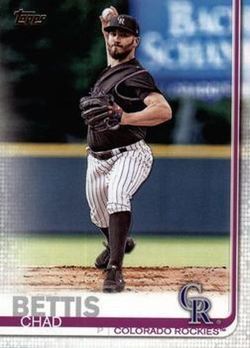 #74 Chad Bettis - Colorado Rockies - 2019 Topps Baseball