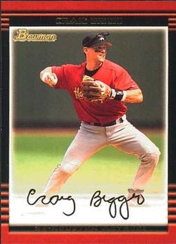 #74 Craig Biggio - Houston Astros - 2002 Bowman Baseball