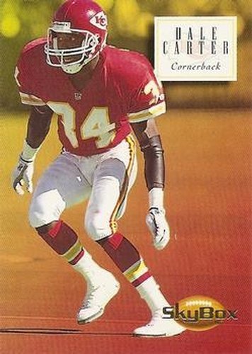 #74 Dale Carter - Kansas City Chiefs - 1994 SkyBox Premium Football