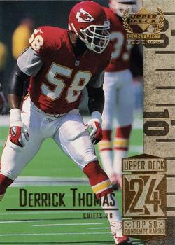 #74 Derrick Thomas - Kansas City Chiefs - 1999 Upper Deck Century Legends Football