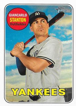 #74 Giancarlo Stanton - New York Yankees - 2018 Topps Heritage Baseball