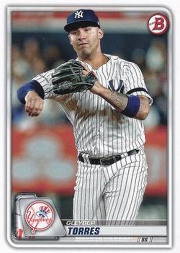#74 Gleyber Torres - New York Yankees - 2020 Bowman Baseball